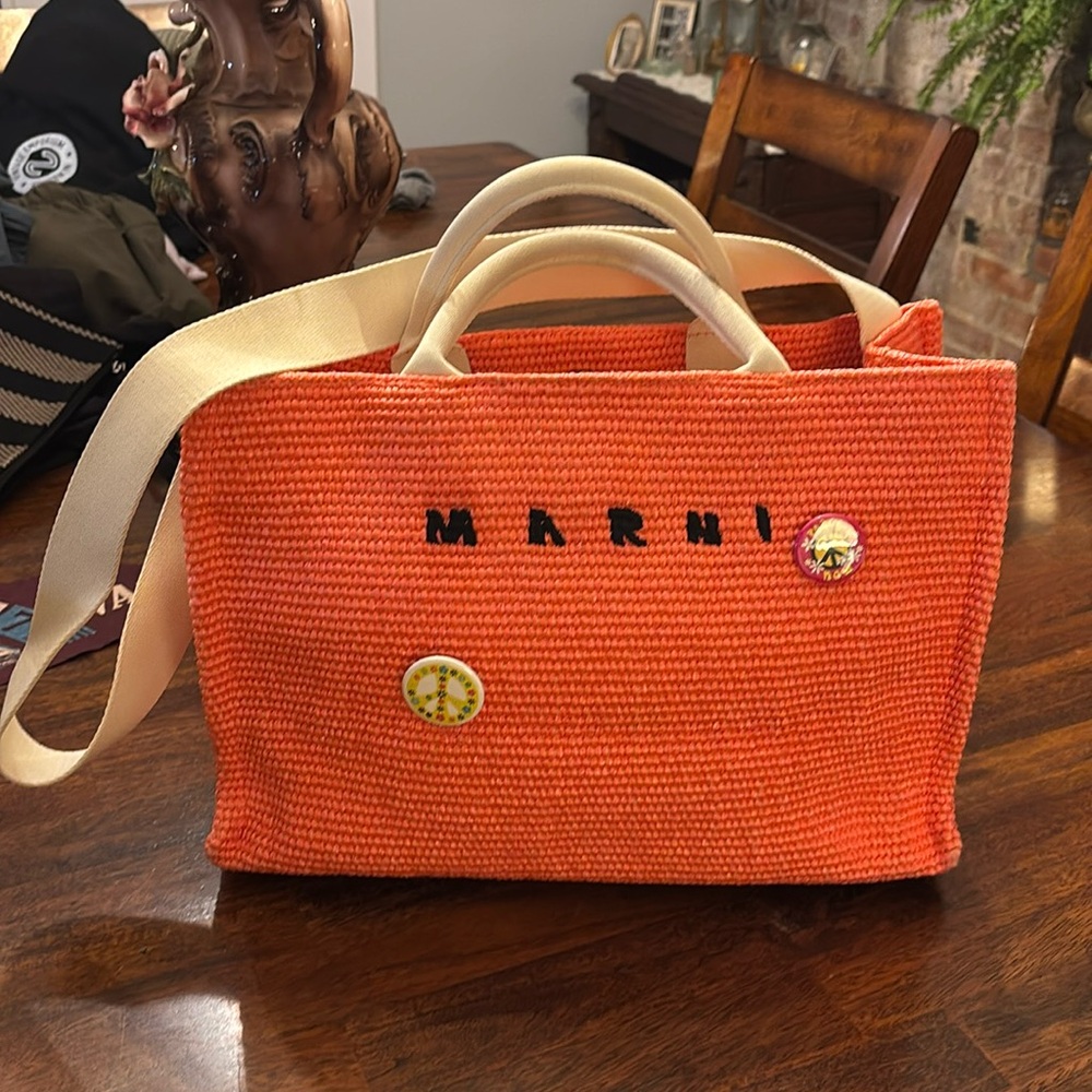 Marni East West Shopping Tote - PINK